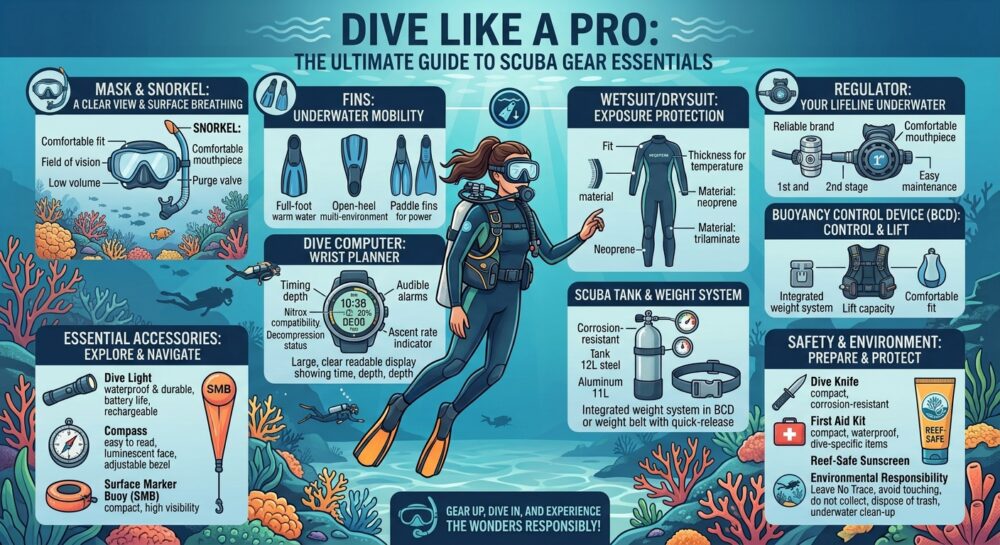 Dive Like a Pro: The Ultimate Guide to Scuba Gear Essentials