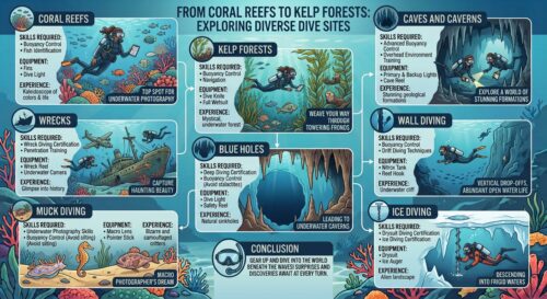 From Coral Reefs to Kelp Forests: Exploring Diverse Dive Sites