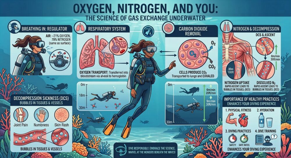 Oxygen, Nitrogen, and You: The Science of Gas Exchange Underwater